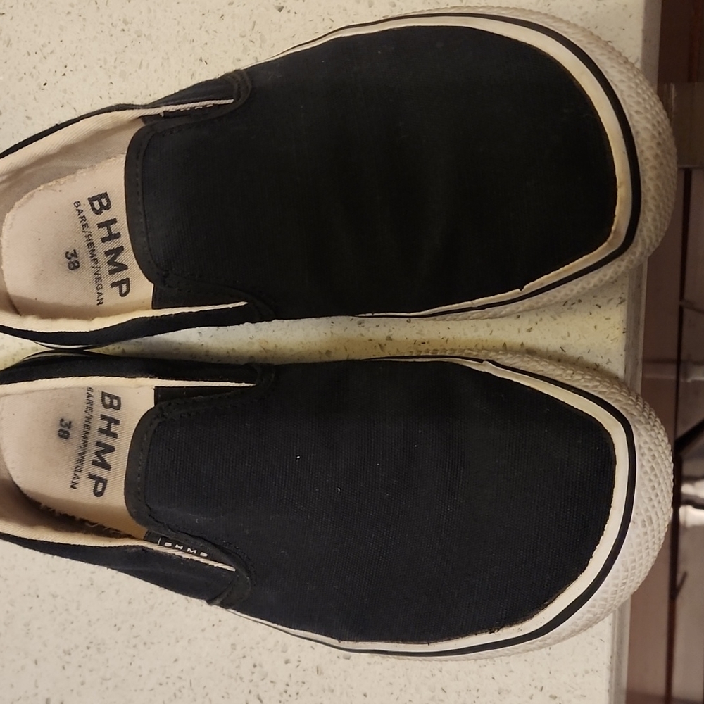 BHMP size 38 vegan, organic hemp, barefoot shoes